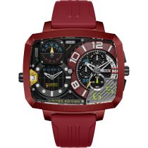 Nubeo NB-6084-02 Mens Watch Odyssey Triple Time-Zone Limited