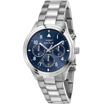 Sector R3253540012 series 670 dual time Mens Watch 40mm 5ATM