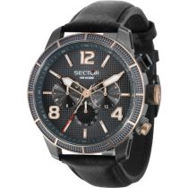 Sector R3251575013 Chronograph Mens Watch 45mm 10ATM