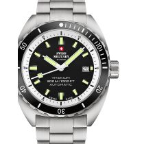 Swiss Military SMA34100.02 Diver Titanium Automatic Mens Watch