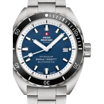 Swiss Military SMA34100.03 Diver Titanium Automatic Mens Watch
