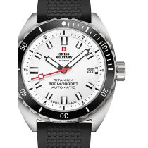 Swiss Military SMA34100.08 Diver Titanium Automatic Mens Watch