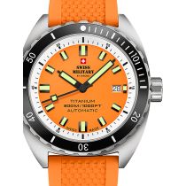 Swiss Military SMA34100.10 Diver Titanium Automatic Mens Watch
