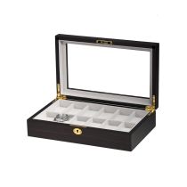 Rothenschild Watch Box RS-1087-12E for 12 Watches Ebony