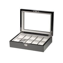 Rothenschild Watch Box RS-2071-10CA for 10 Watches carbon
