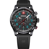 Wenger 01.0543.116 Mens Watch Terragraph Chrono 43mm 10ATM
