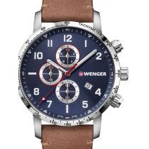 Wenger 01.1543.108 Attitude Chonograph Mens Watch Chronograph 44mm 10 ATM