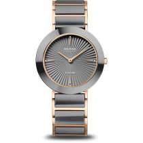 Bering 11435-768 Ladies Watch Diamond Ceramic 35mm 3ATM 