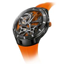 Bulova 28A205 Mens Watch Accutron DNA Casino Ltd Edition orange