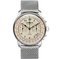 Zeppelin 7614M-5 Mens Watch Los Angeles Chronograph 42mm 5ATM 
