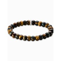 Thomas Sabo A2196-826-2-L19 Unisex Bracelet Tigerauge Goldbraun