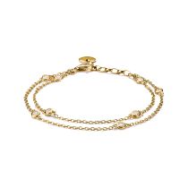 Thomas Sabo A2216-414-14-L19V Bracelet Double row zirconia Gold-plated