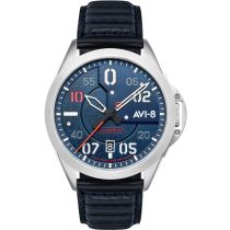 AVI-8 AV-4086-02 P-51 Mustang Automatic Mens Watch 43mm 5ATM