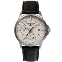 Bauhaus 2860-5 Mens Watch Aviation Automatic Titanium 42mm 10ATM