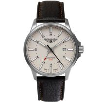 Bauhaus 2868-5 Mens Watch Aviation Automatic Titanium 42mm 10ATM