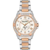 Bulova 98R234 Marine Star Ladies Watch 32mm 10ATM