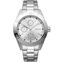 DKNY DK1L079M0015 Ladies Watch Nolita Sport Silver 38mm 5ATM
