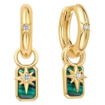 Ania Haie EST048-06 Hoop Earrings North Star + 2 x 2-Pendant Set