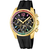 Festina F20650/3 Boyfriend Chronograph Ladies Watch 38mm 10ATM