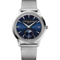 Frederique Constant FC-206N3S6B Mens Watch Moneta Moonphase 37mm 5ATM