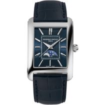 Frederique Constant FC-333N4C6 Mens Watch Classics Carree Moon Phase Automatic 30mm 3ATM