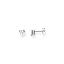 Thomas Sabo H2306-051-14 Silver Ear Studs with white Stone in Heart Shape 7,0 mm Ladies
