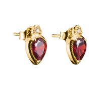 Thomas Sabo H2333-414-10 Stud earrings Drop Elyndra Gold-plated 12,0 mm Ladies