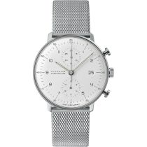 Junghans 27400346 Mens Watch Max Bill Chronoscope 40mm 5ATM 