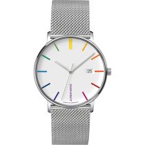 Junghans 41458044 Mens Watch FORM Quarz Bauhaus Edition 39mm 5ATM