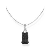 Thomas Sabo KE2209-052-11-L45V Necklace With Black Gold Bear Pendant And Zirconia Ladies