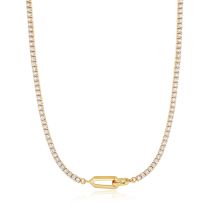 ANIA HAIE N041-03G-W Dance Til Dawn Ladies Necklace, adjustable