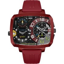 Nubeo NB-6084-02 Mens Watch Odyssey Triple Time-Zone Limited Chronograph