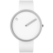 Picto 43364-0220S Unisex White Silicone 40mm 5ATM 
