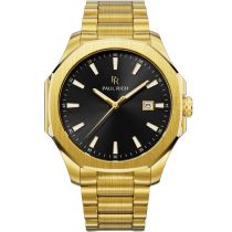 Paul Rich PR-46703 Mens Watch Mercer Goldline Black 40,50 mm 5ATM  