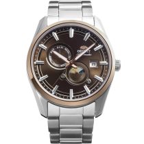 Orient RA-AK0313Y30B Mens Watch Stretto Sun & Moon Automatic 42mm 5ATM