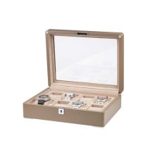 Rothenschild RS-3420-8-TA-TAN Watch Box Brown [8] with beige velvet