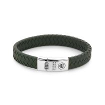 Rebel & Rose Bracelet Braided Flat RR-L0148-S-L mens