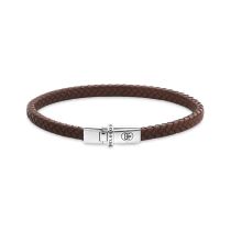 Rebel & Rose RR-L0176-S-M Bracelet Xtra Small Braided Cognac