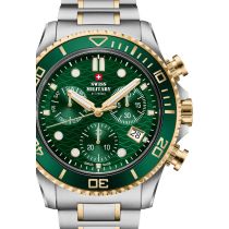 Swiss Military SM34101.05 Mens Watch Military XL Chronograph 46mm 10ATM