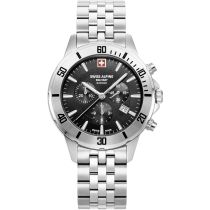Swiss Alpine Military 7024.9137 Mens Watch Cruiser Chronograph 44mm 10ATM 