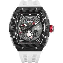 Tsar Bomba TB8210CF2-02 Mens Watch Elemental Carbon Automatic 46mm 5ATM