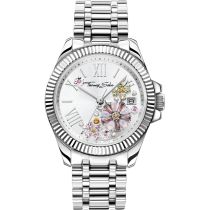 Thomas Sabo WA0381-201-201 Ladies Watch Flowers 33mm 5ATM 