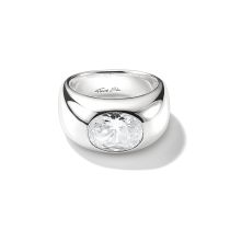 Thomas Sabo TR2520-051-14-56 Ring with white zirconia stone Silver Ladies