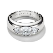 Thomas Sabo TR2525-051-14-56 Ring with faceted white zirconia stones Silver Ladies