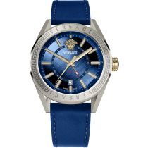 Versace VEAFA0124 Mens Watch V-Code GMT 42mm 5ATM 