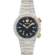 Versace VE8G00424 Mens Watch Greca Logo Diver 43mm 10ATM 