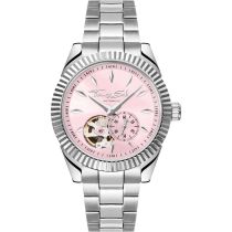 Thomas Sabo WA0418-201-204 Ladies Watch Rebel Pink Automatic 36mm 5ATM 