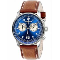 Zeppelin 8684-3 Mens Watch LZ127 Graf Zeppelin Chronograph 40mm 5ATM