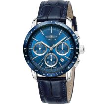 Zeppelin 8878-3 Mens Watch New York Chronograph 43mm 5ATM 