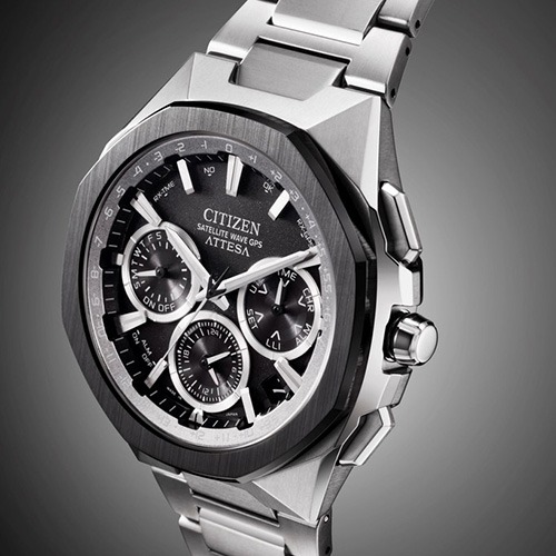 First ATTESA model with ceramic bezel and solar-powered Eco-Drive Satellite Wave GPS First ATTESA model with ceramic bezel and solar-powered Eco-Drive Satellite Wave GPS